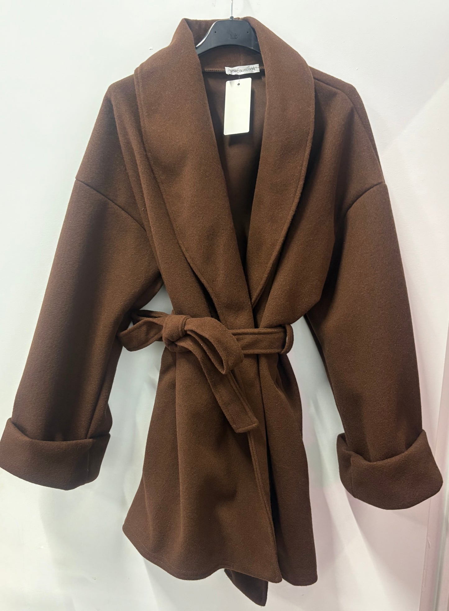 Trench court façon laine Aly