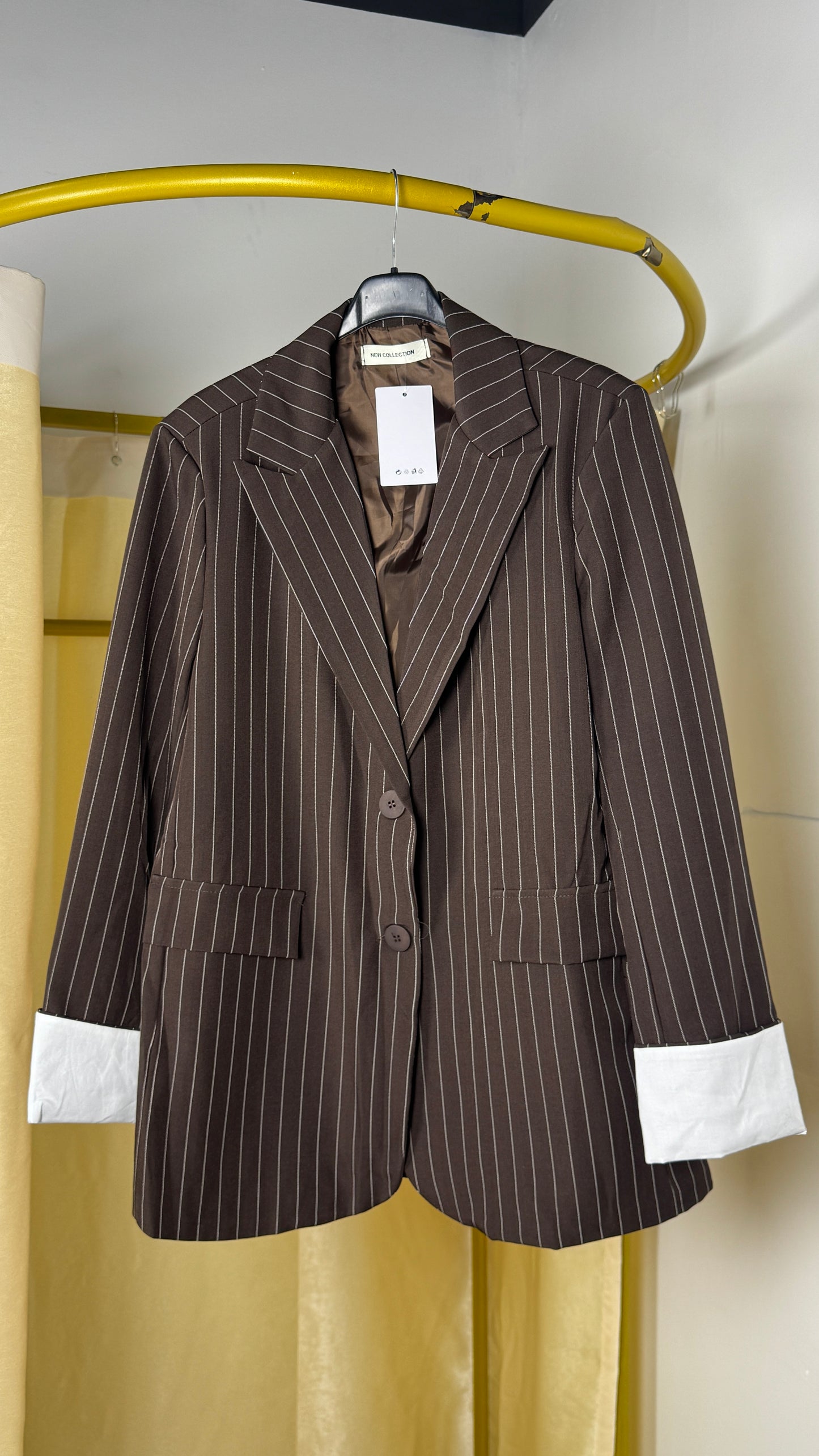 Blazer rayé avec doublure - Karen