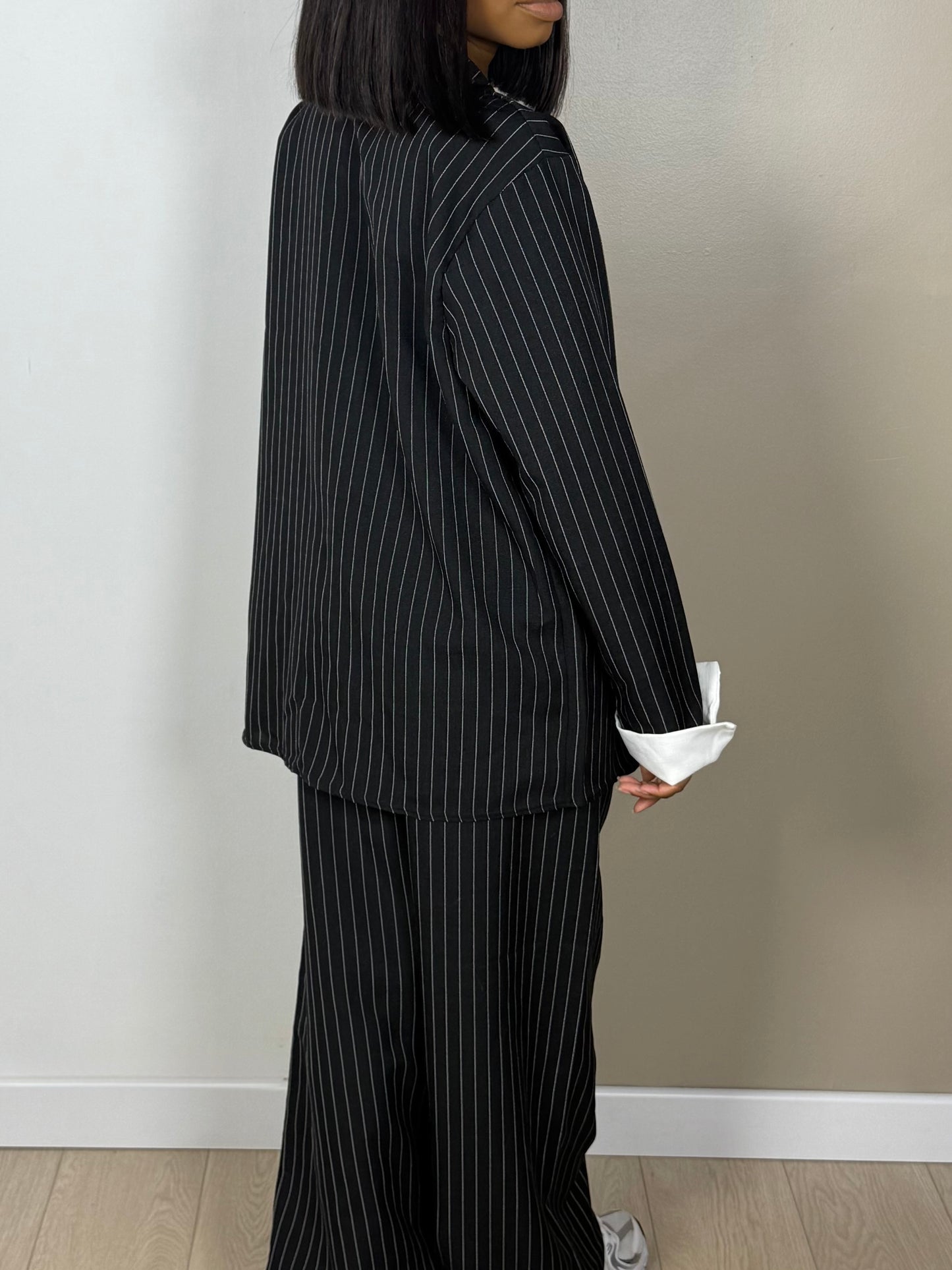 Ensemble blazer rayé - C1