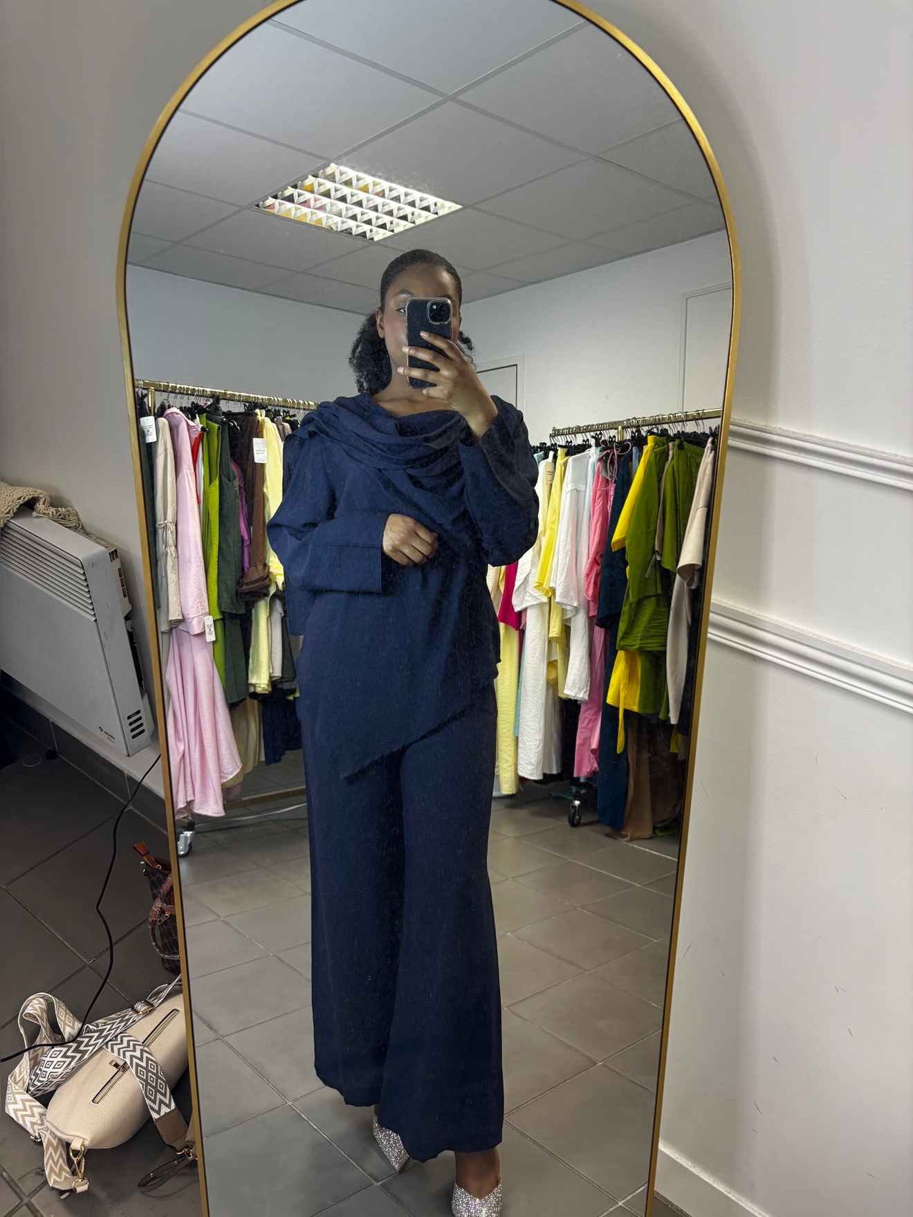 Ensemble DINA pantalon haut à écharpe - F2D