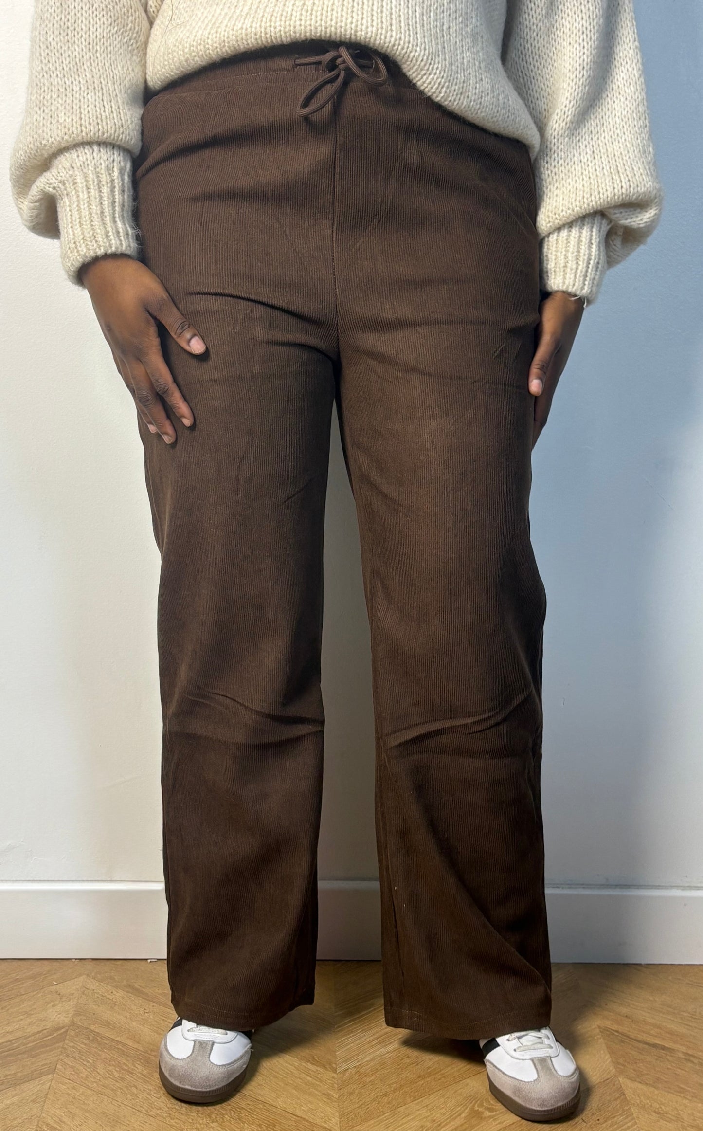 Jogging décontracté façon daim Dounia