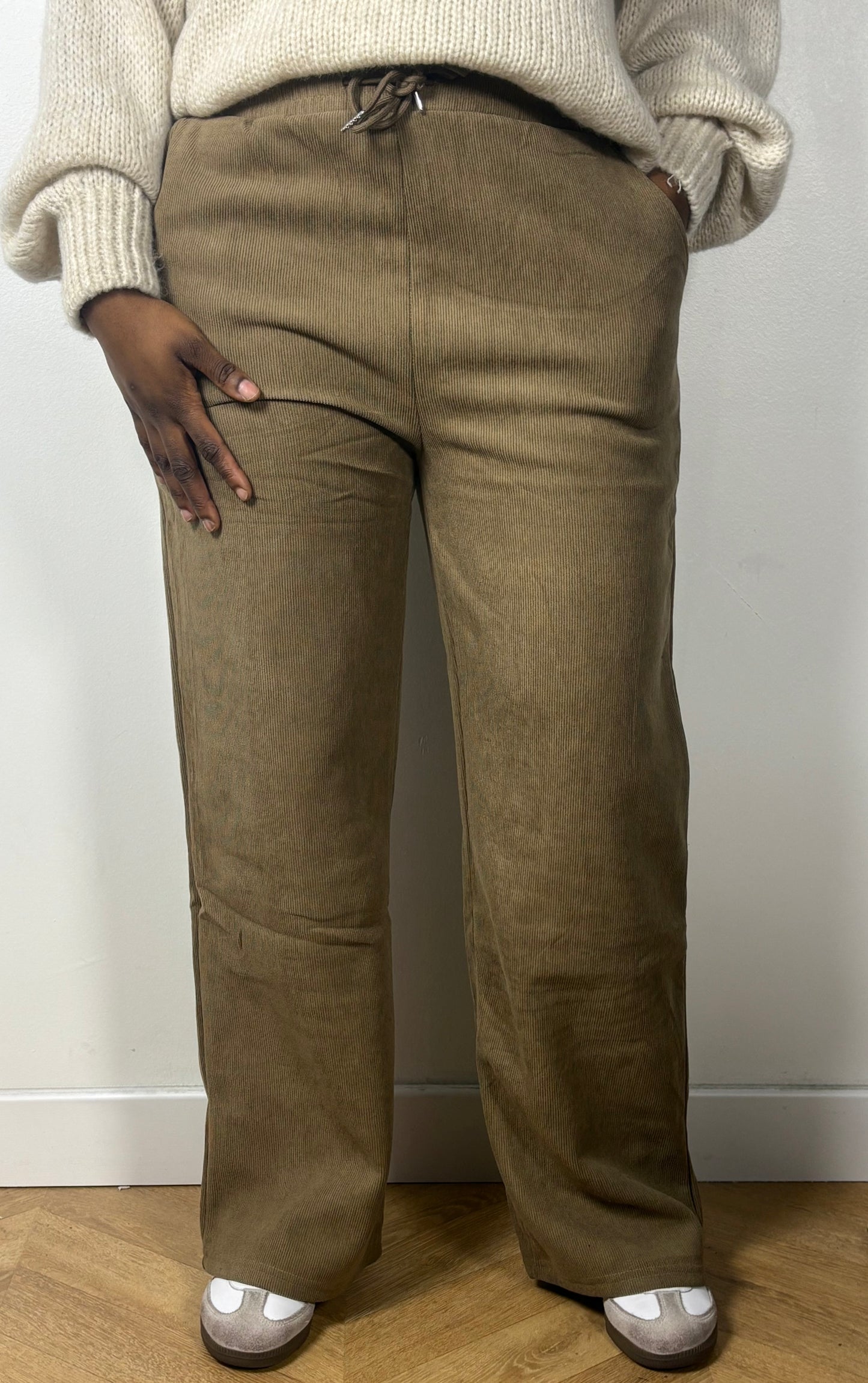 Jogging décontracté façon daim Dounia