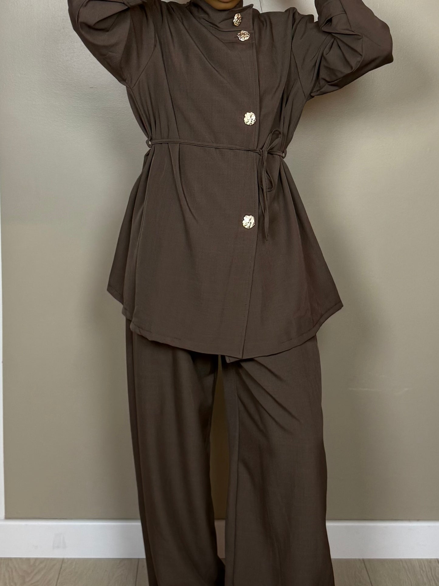 Ensemble blazer LAURA manches longues à col E2