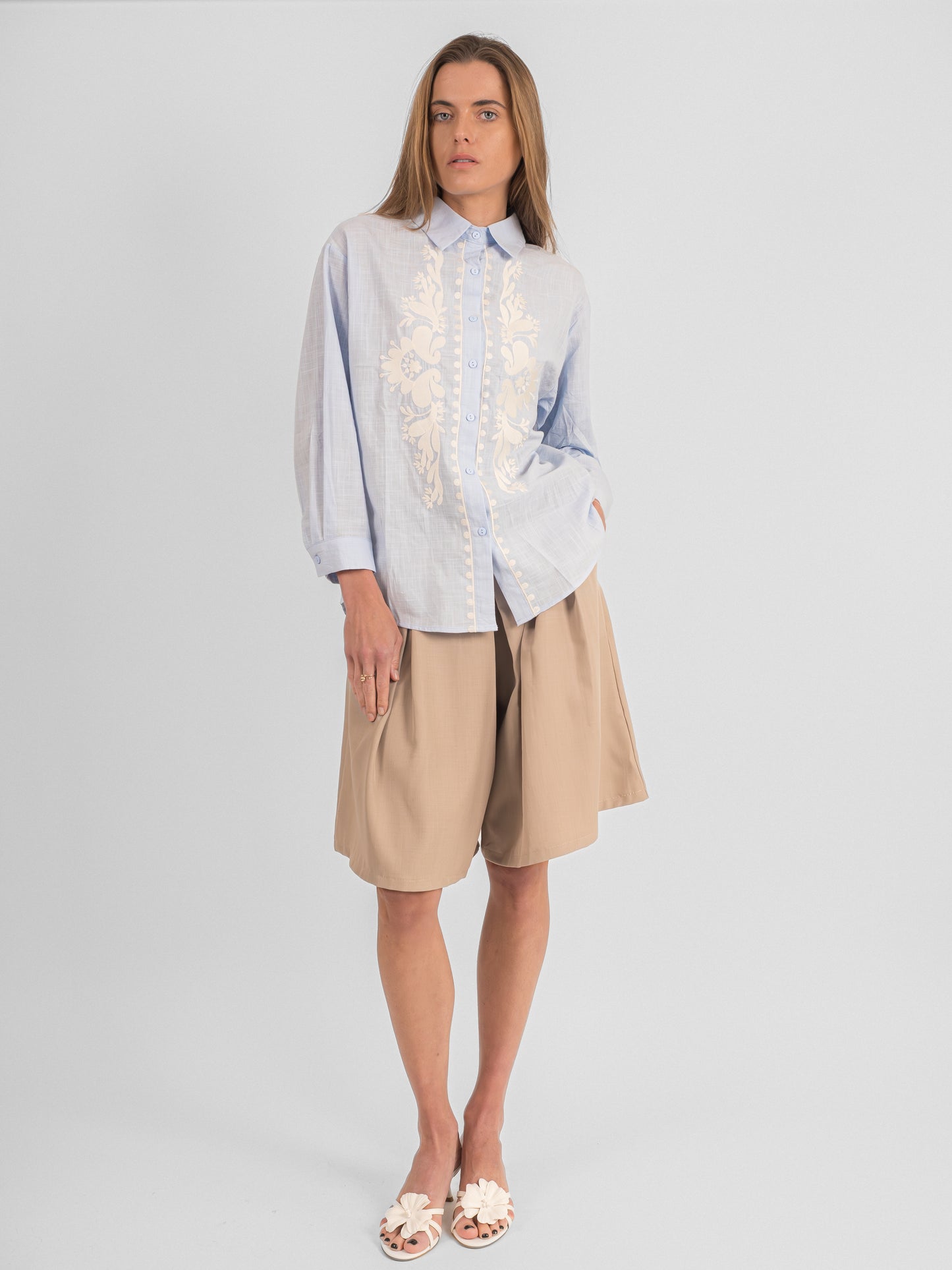 Chemise col classique brodé - P3 PA