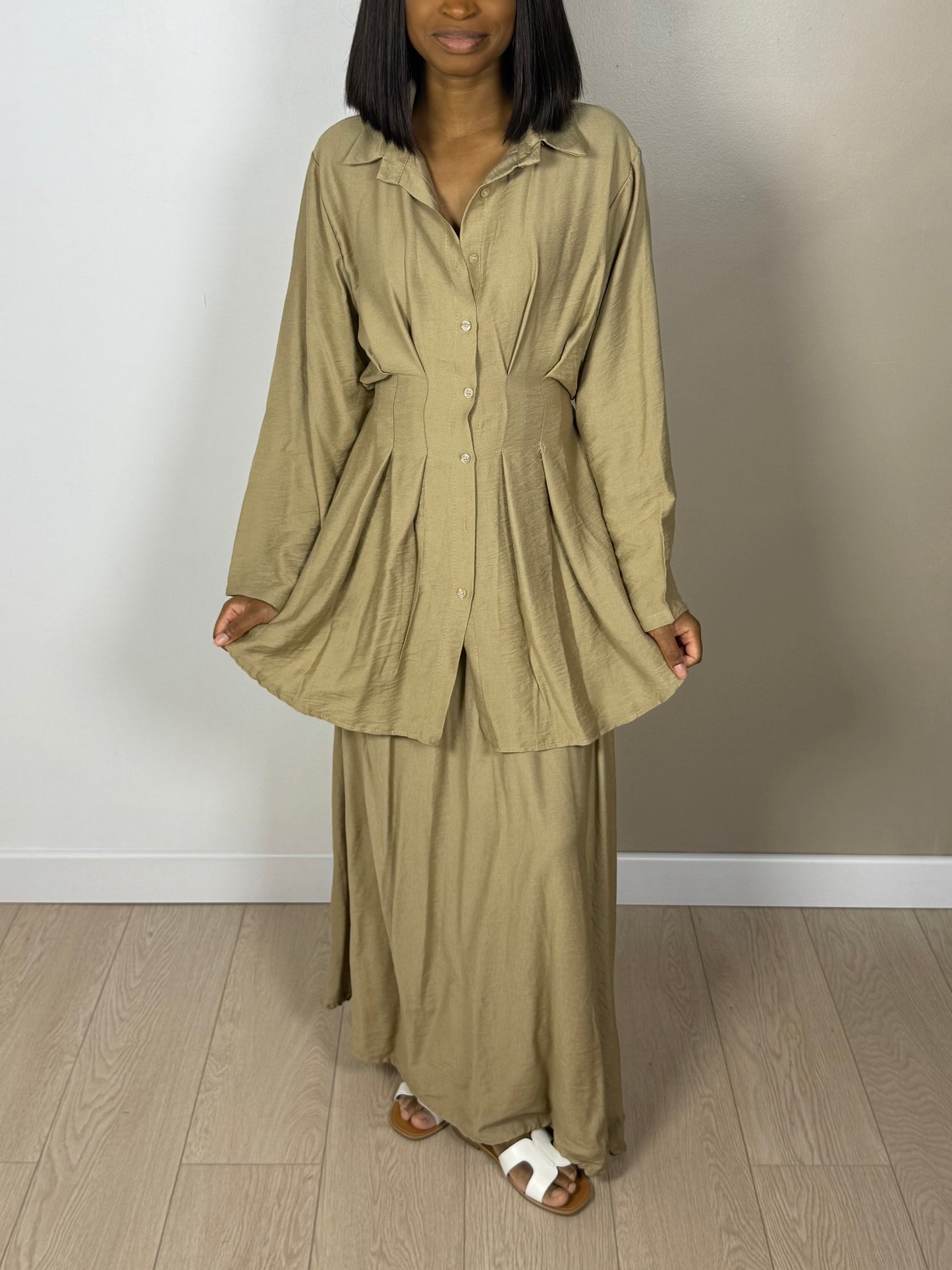 Ensemble SHERINE chemise jupe longue -  F1M