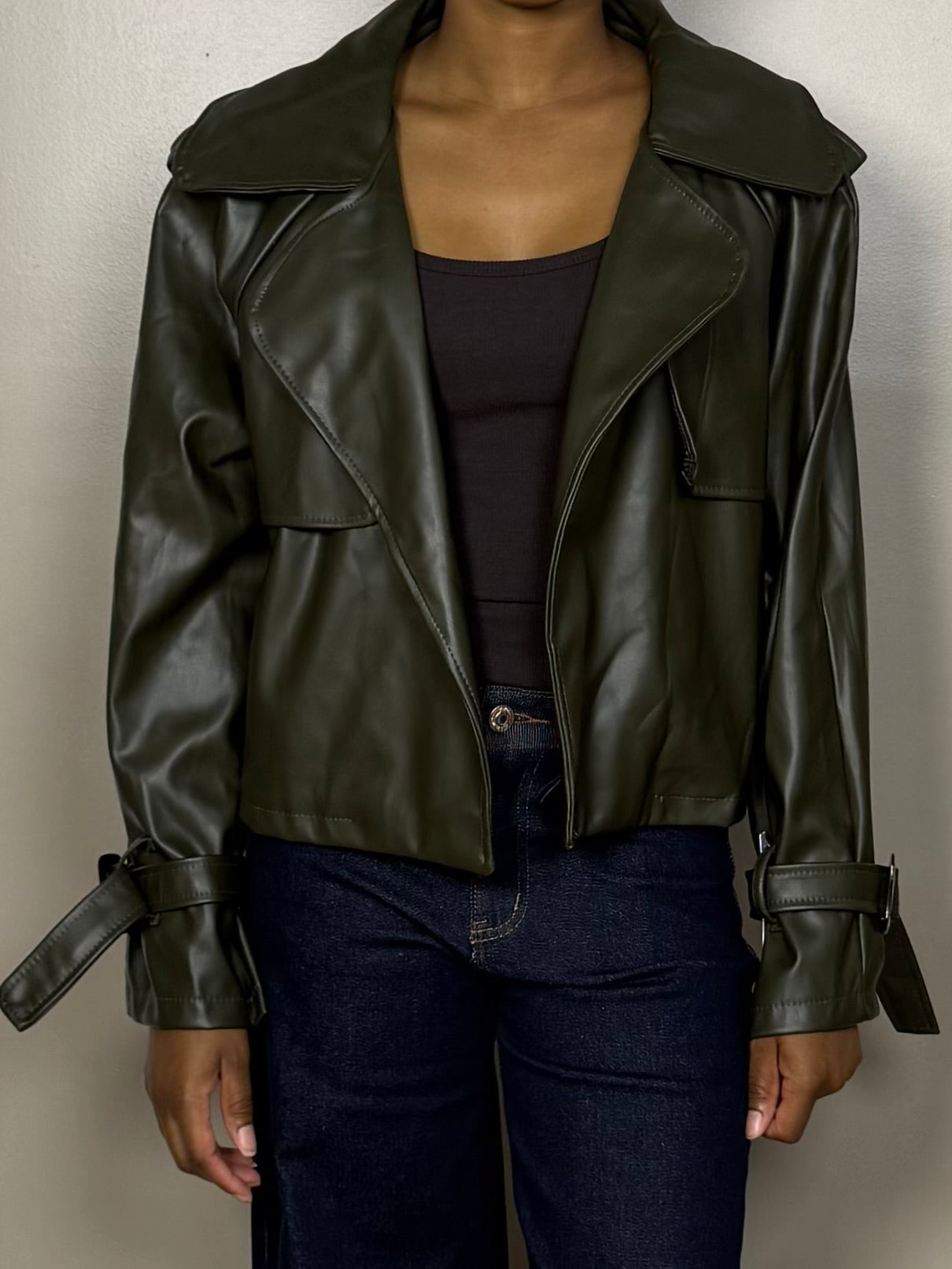 Veste en similicuir ANGELINA