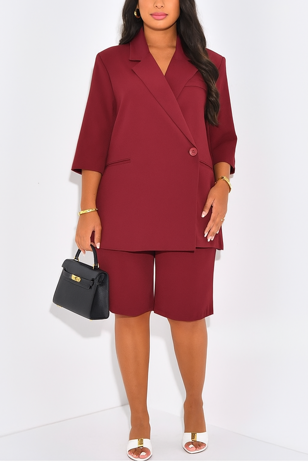 Ensemble ANAIS blazer bermuda oversize