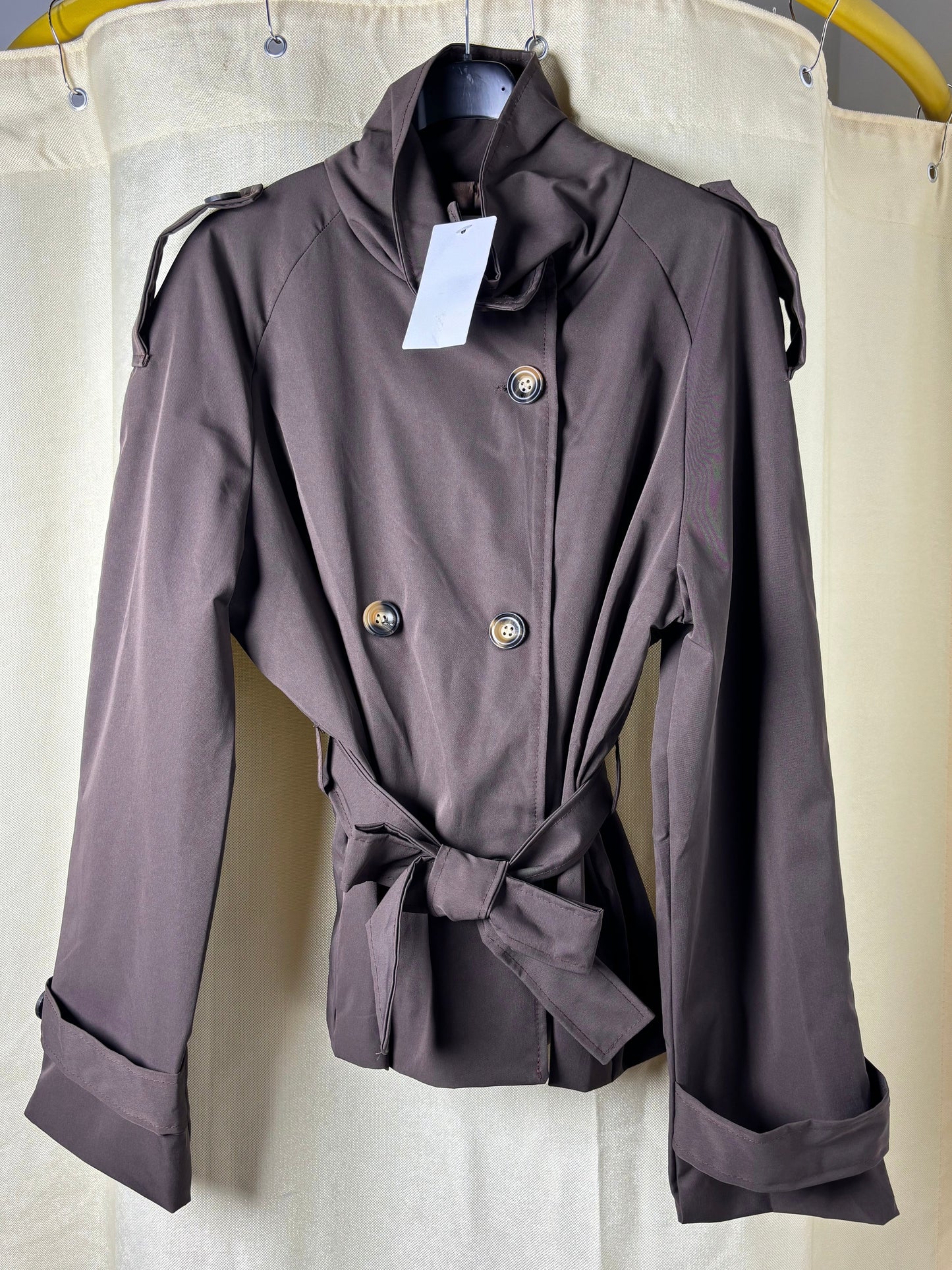 Trench court à col SAMIA