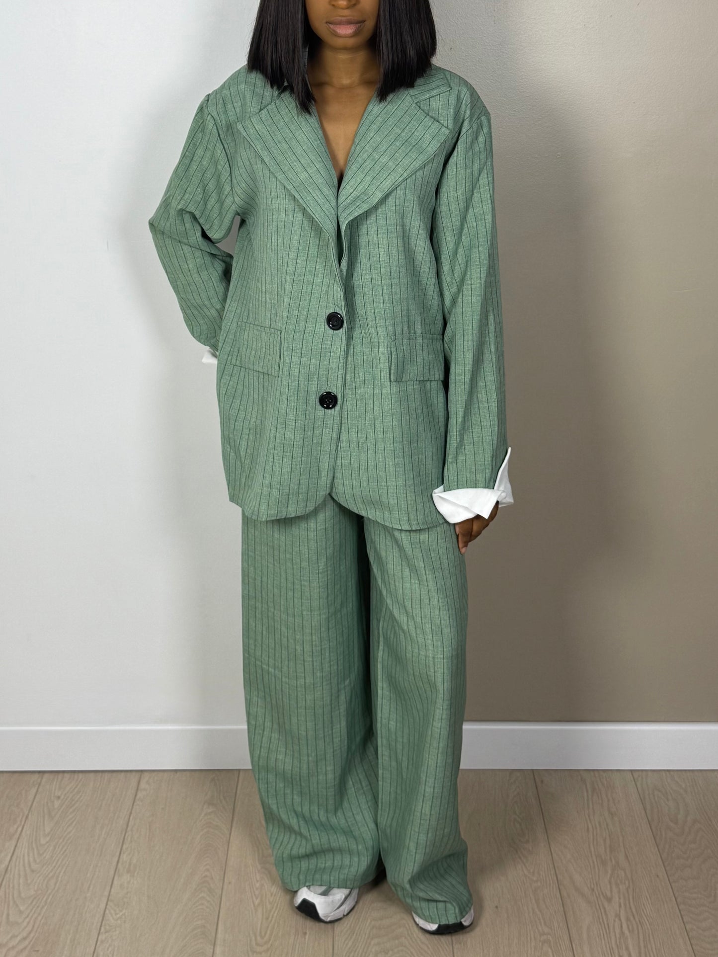 Ensemble blazer rayé - C1