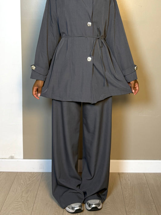 Ensemble blazer LAURA manches longues à col E2