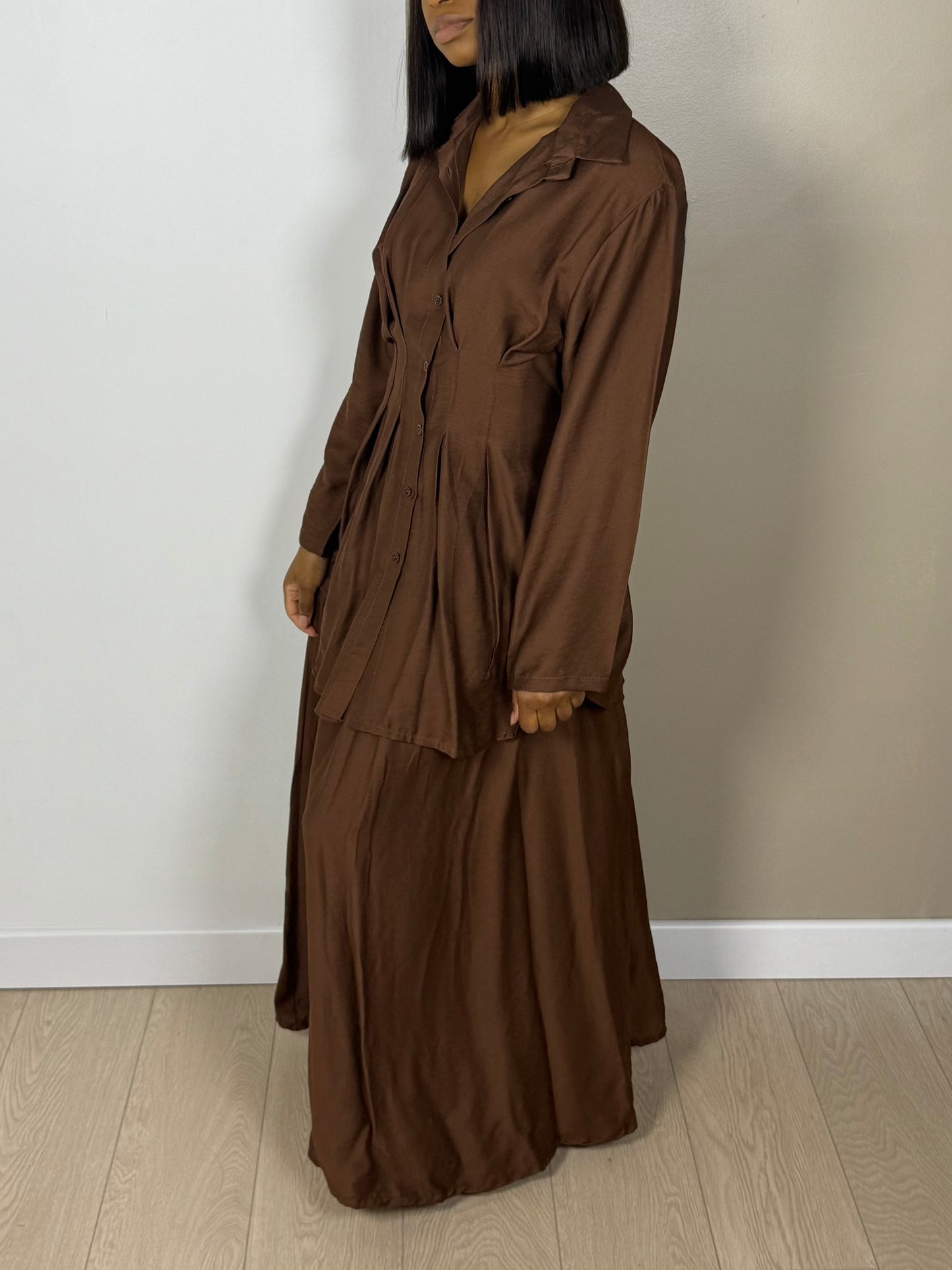 Ensemble SHERINE chemise jupe longue -  F1M