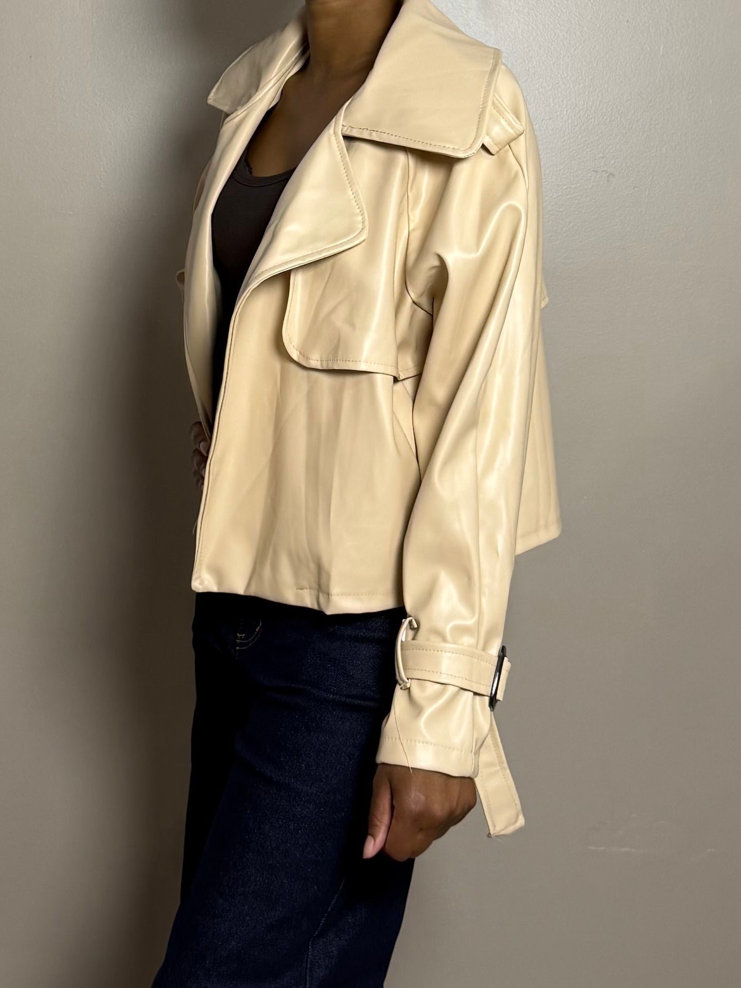 Veste en similicuir ANGELINA