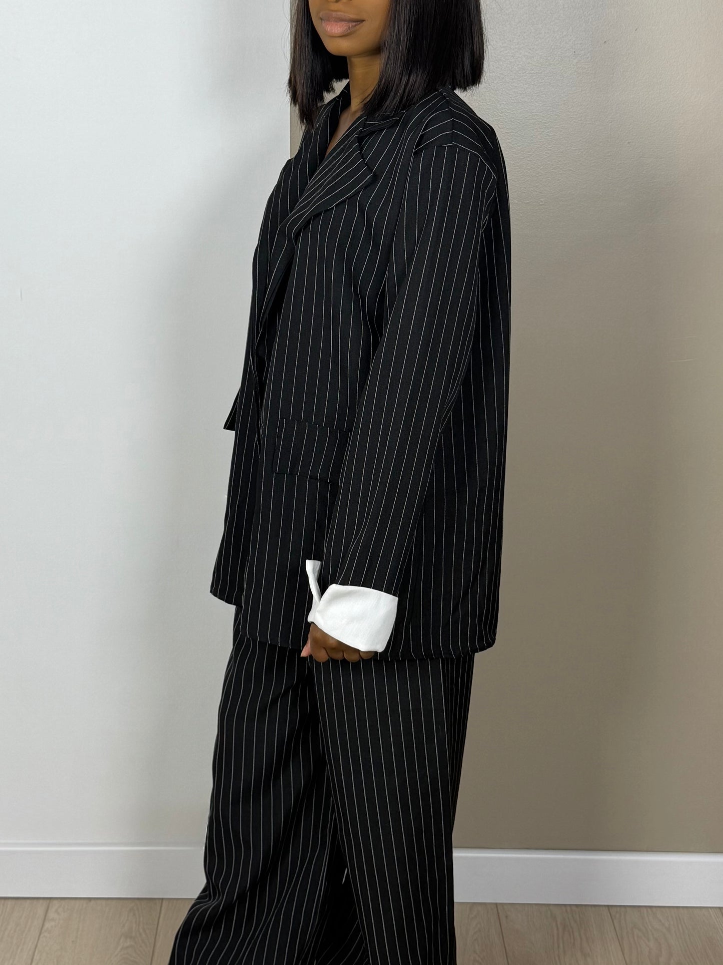 Ensemble blazer rayé - C1