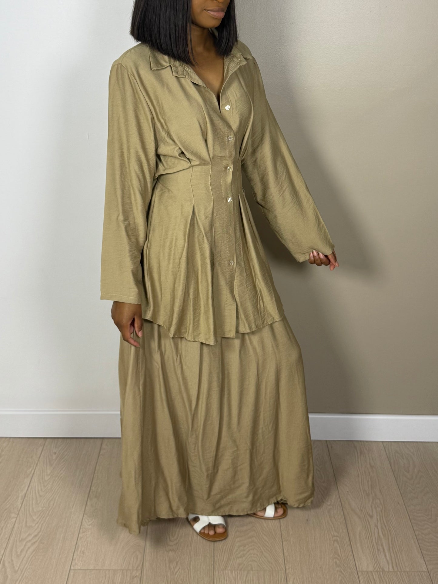 Ensemble SHERINE chemise jupe longue -  F1M