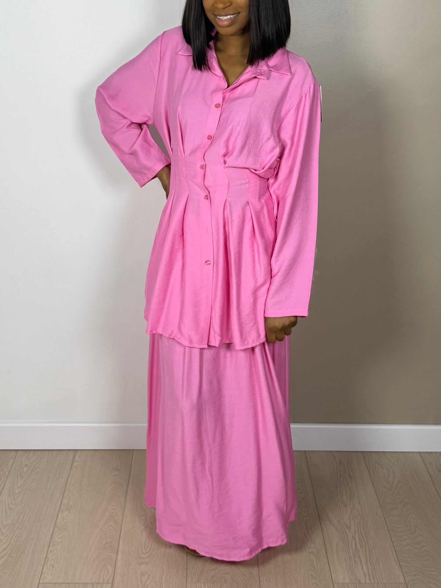 Ensemble SHERINE chemise jupe longue -  F1M