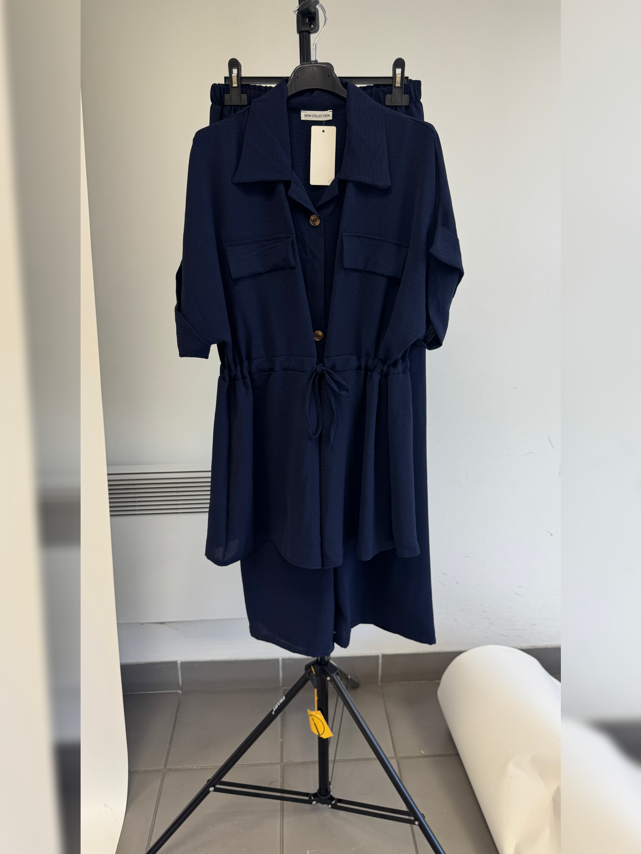 Ensemble MARRA pantalon et chemise à poches style safari - C2M