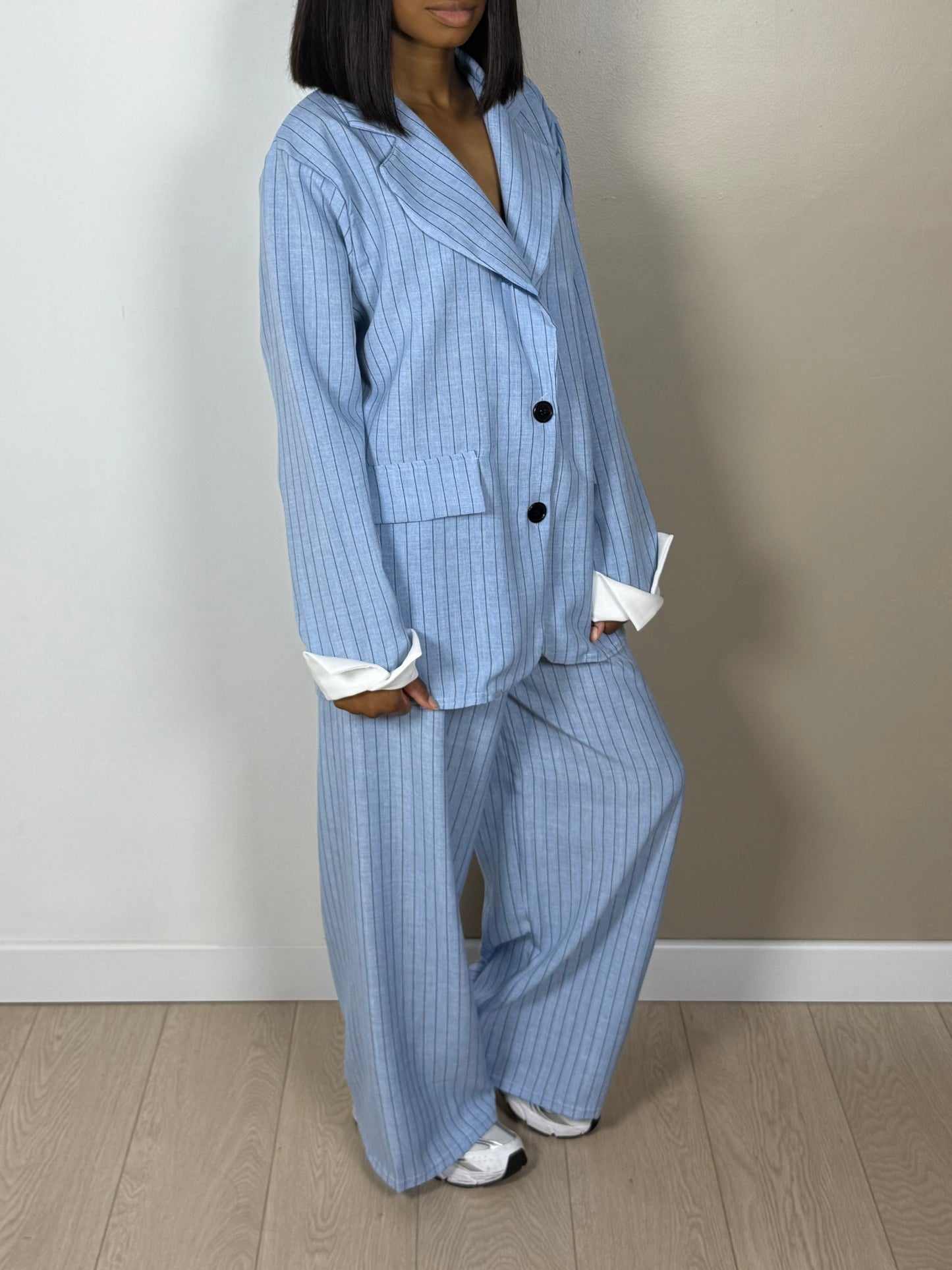 Ensemble blazer rayé - C1