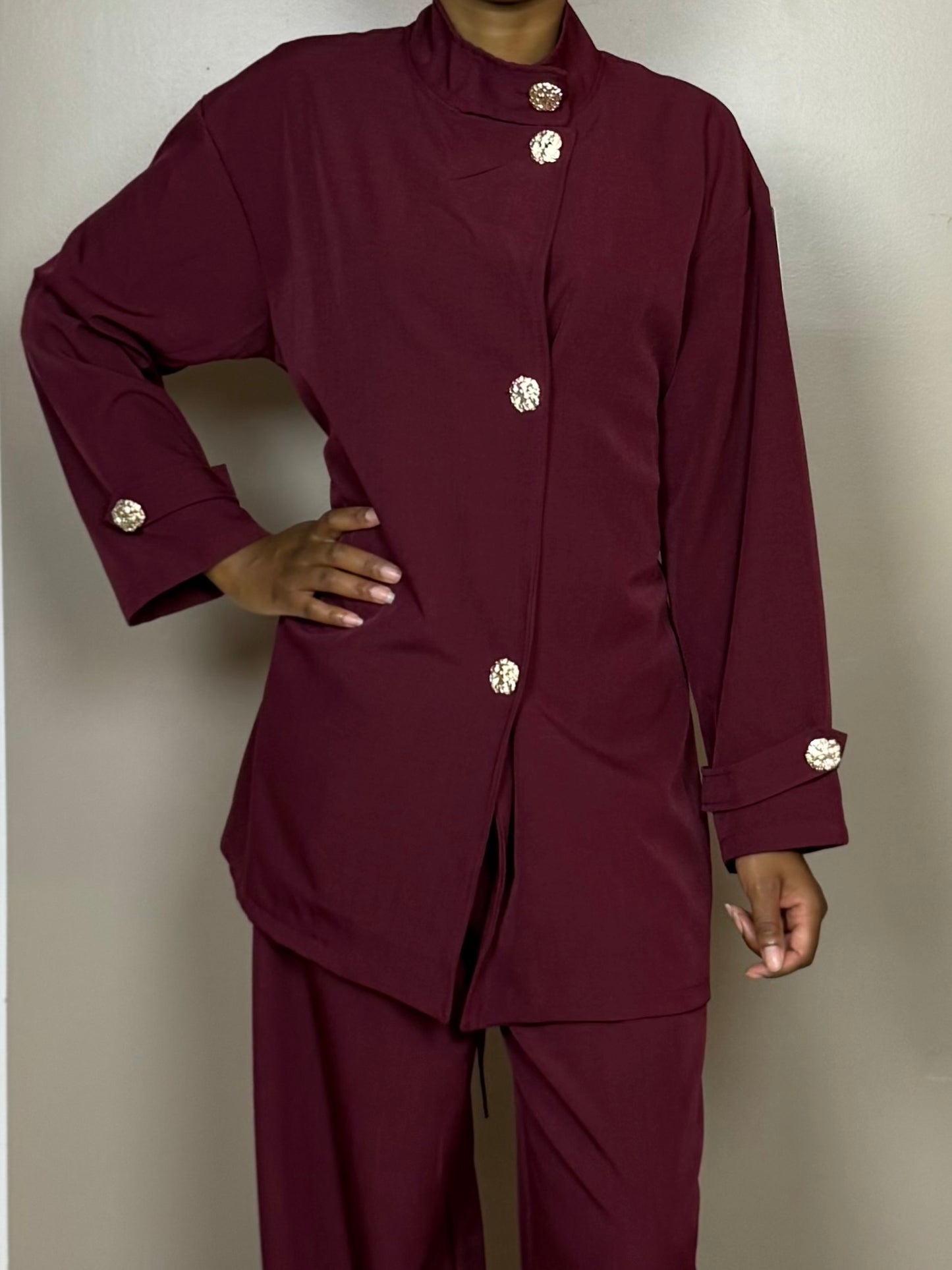 Ensemble blazer LAURA manches longues à col E2
