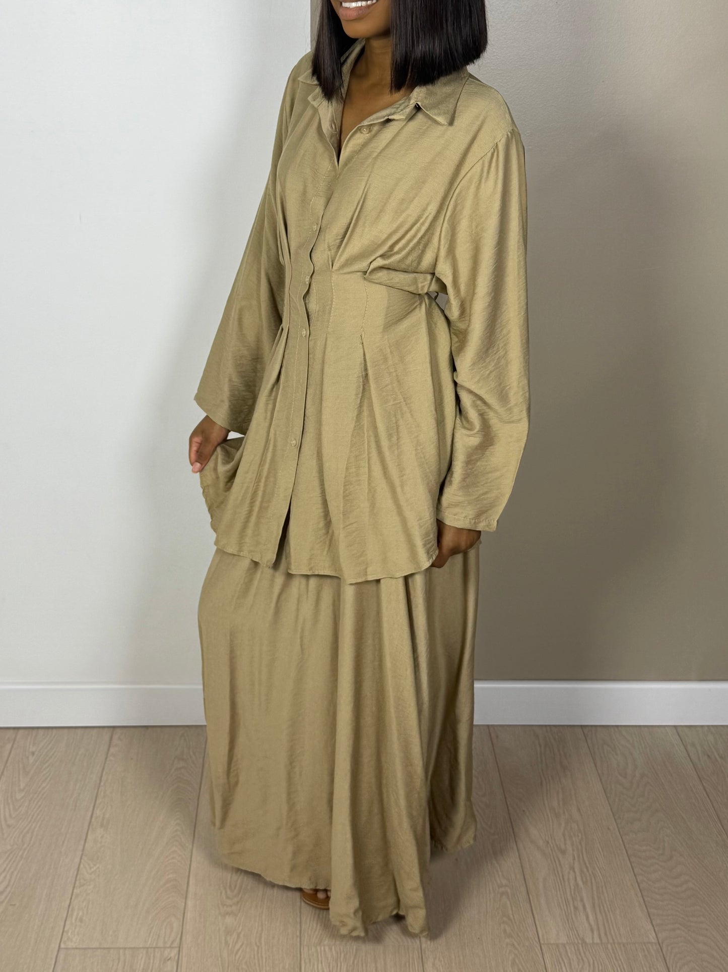 Ensemble SHERINE chemise jupe longue -  F1M