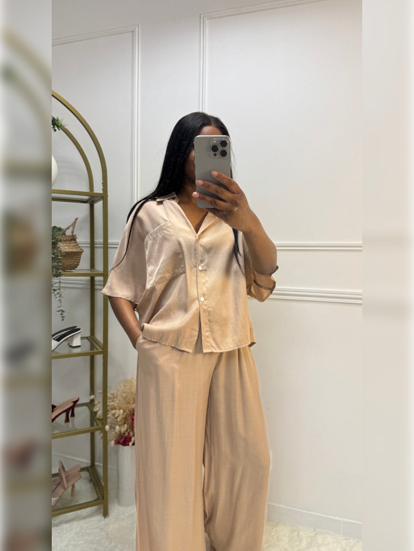 Ensemble chemise à manches courtes PA