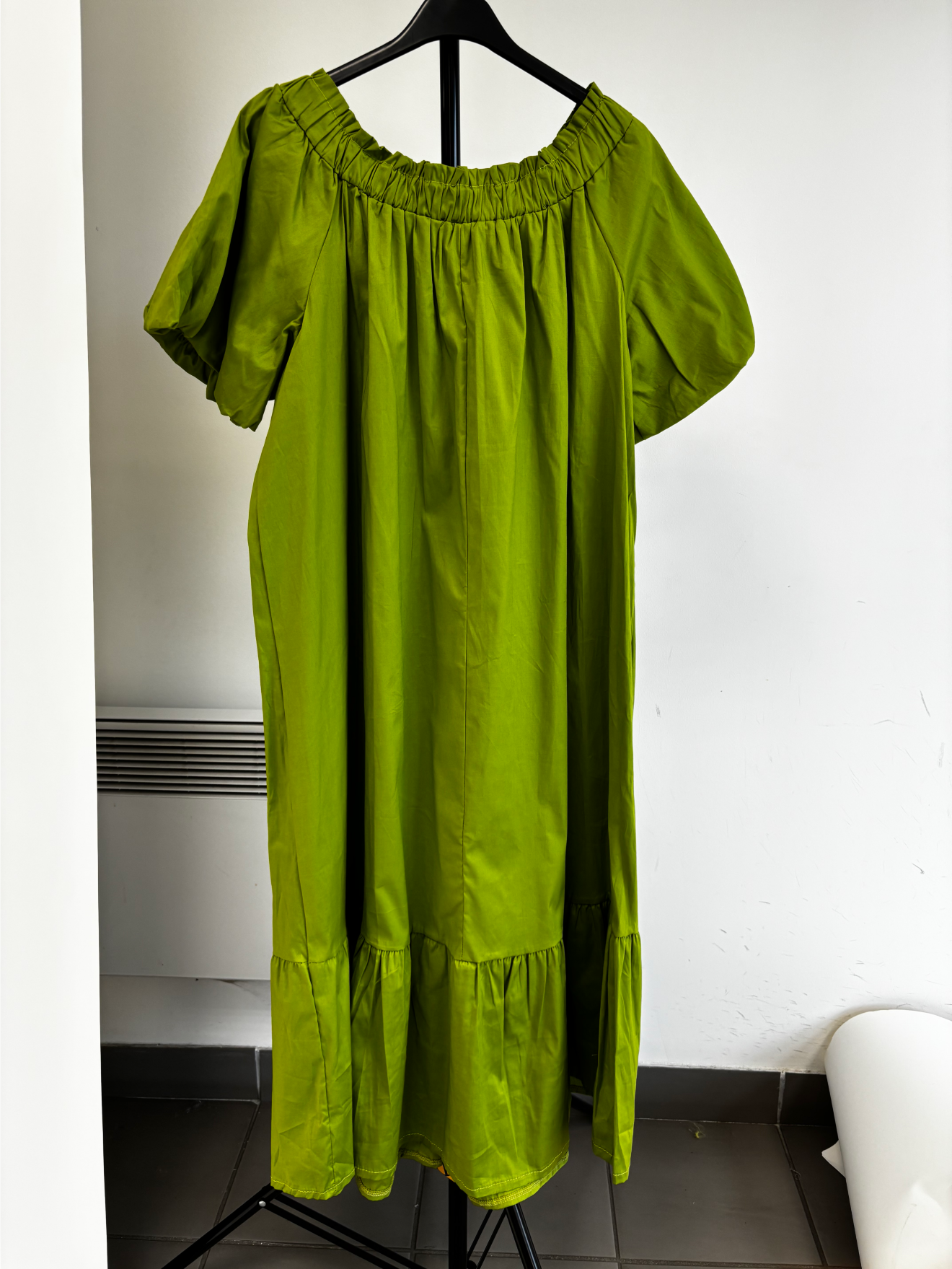 Robe longue puff sleeve - P2