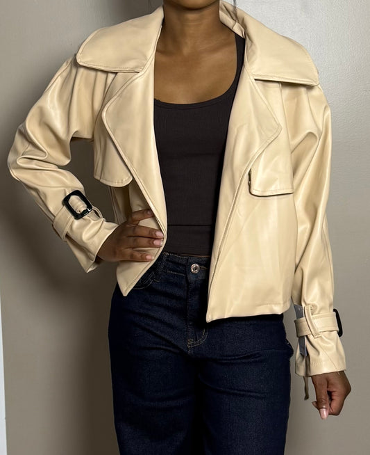 Veste en similicuir ANGELINA