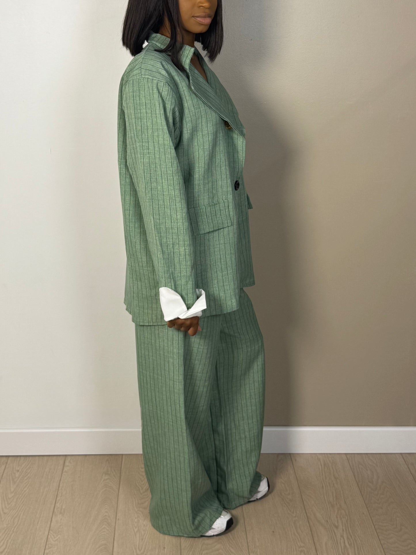 Ensemble blazer rayé - C1