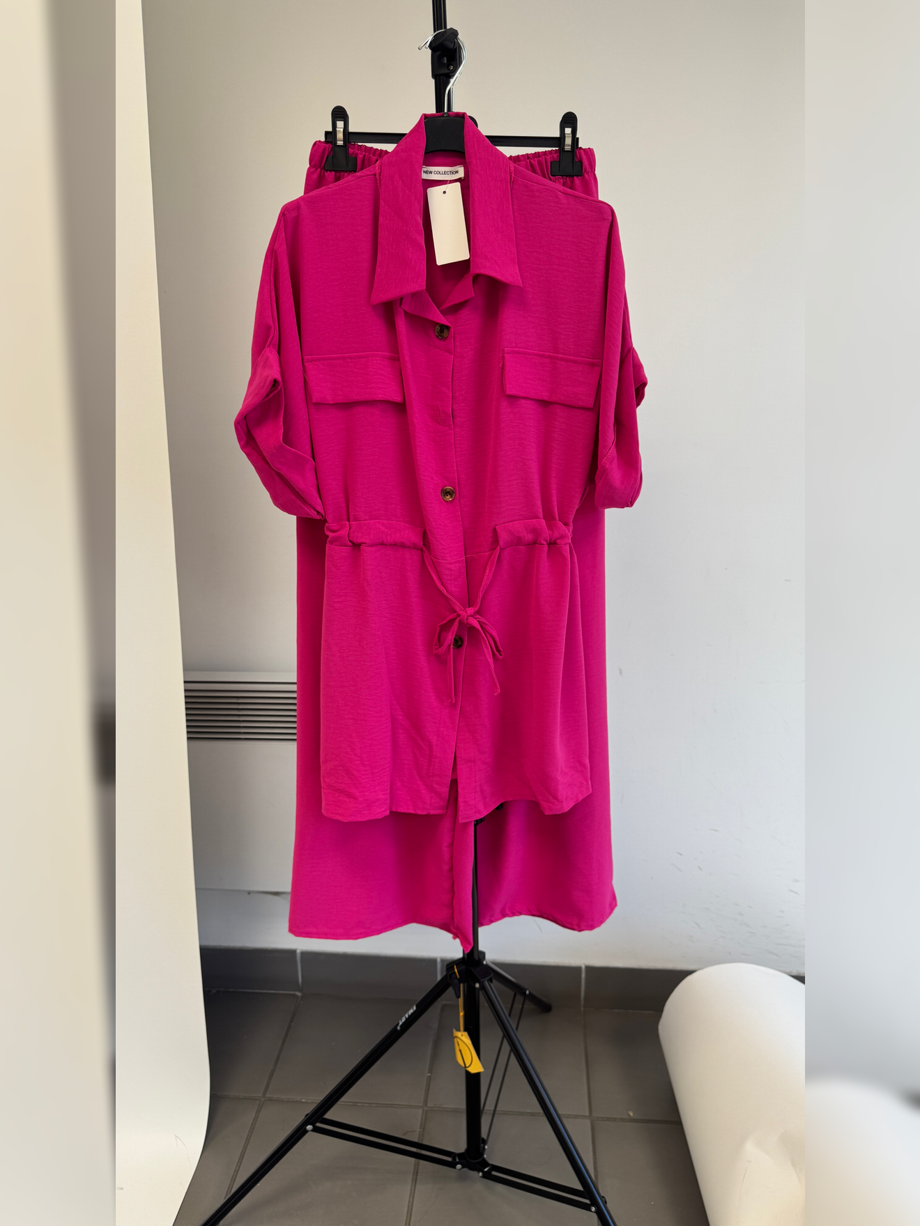 Ensemble MARRA pantalon et chemise à poches style safari - C2M