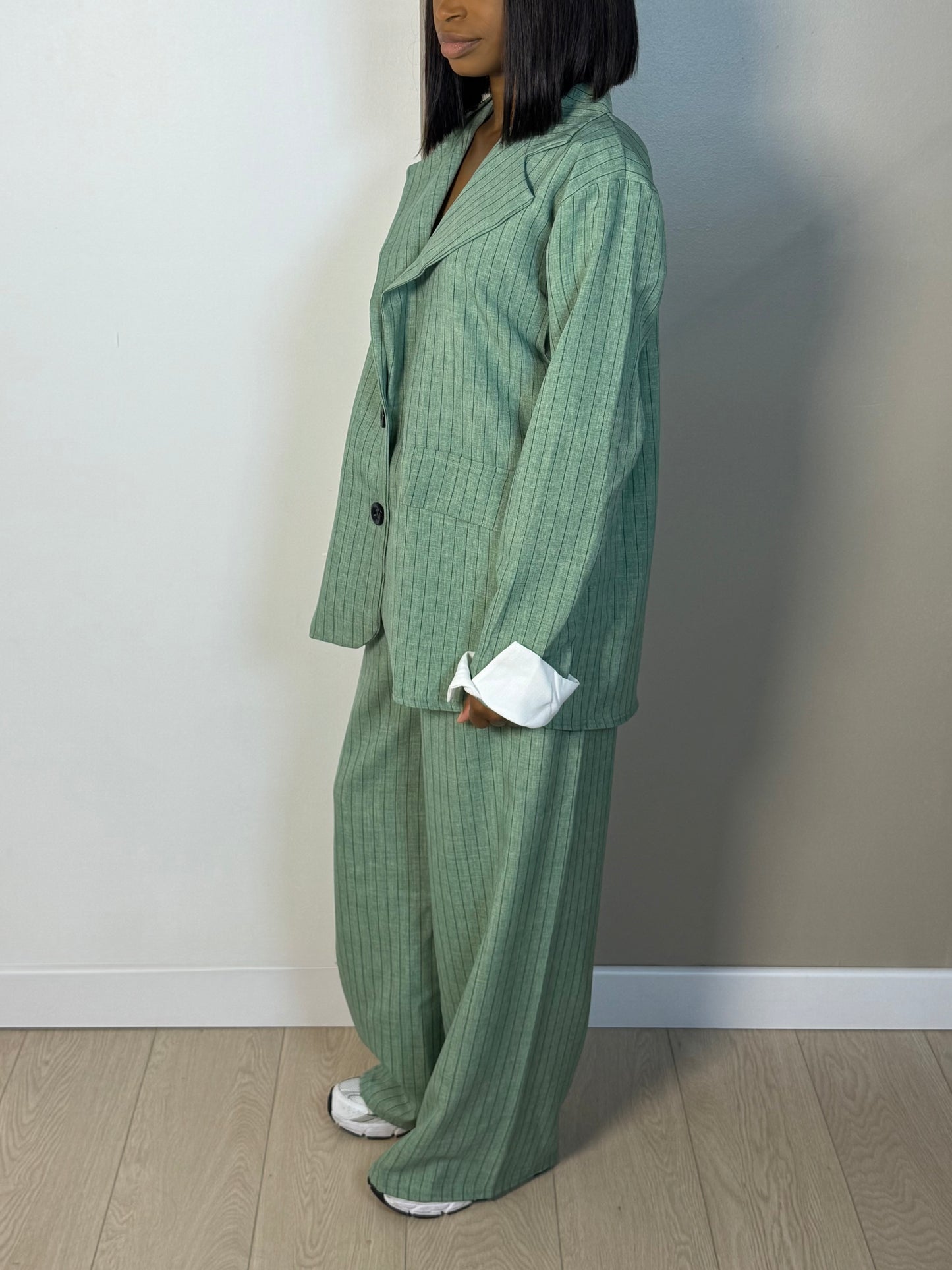 Ensemble blazer rayé - C1