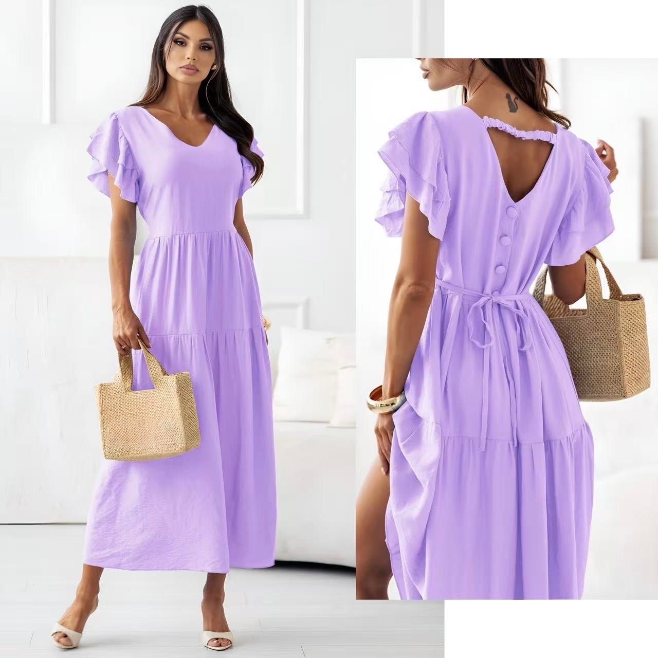 Robe d’été à volants