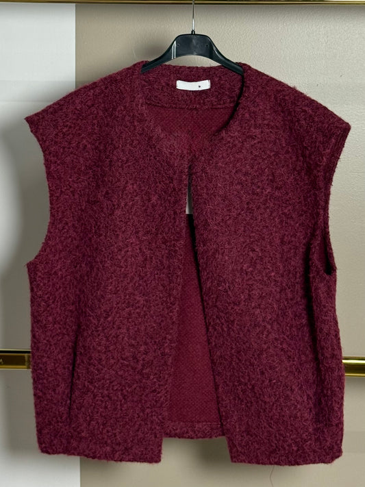 Veste en laine sans manches PILOU