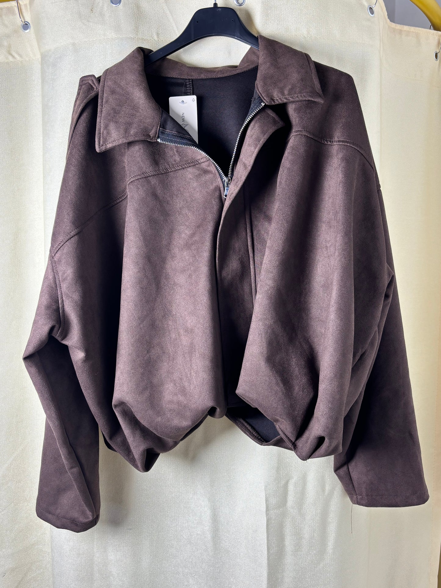Veste façon daim SABRINA