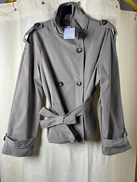 Trench court à col SAMIA